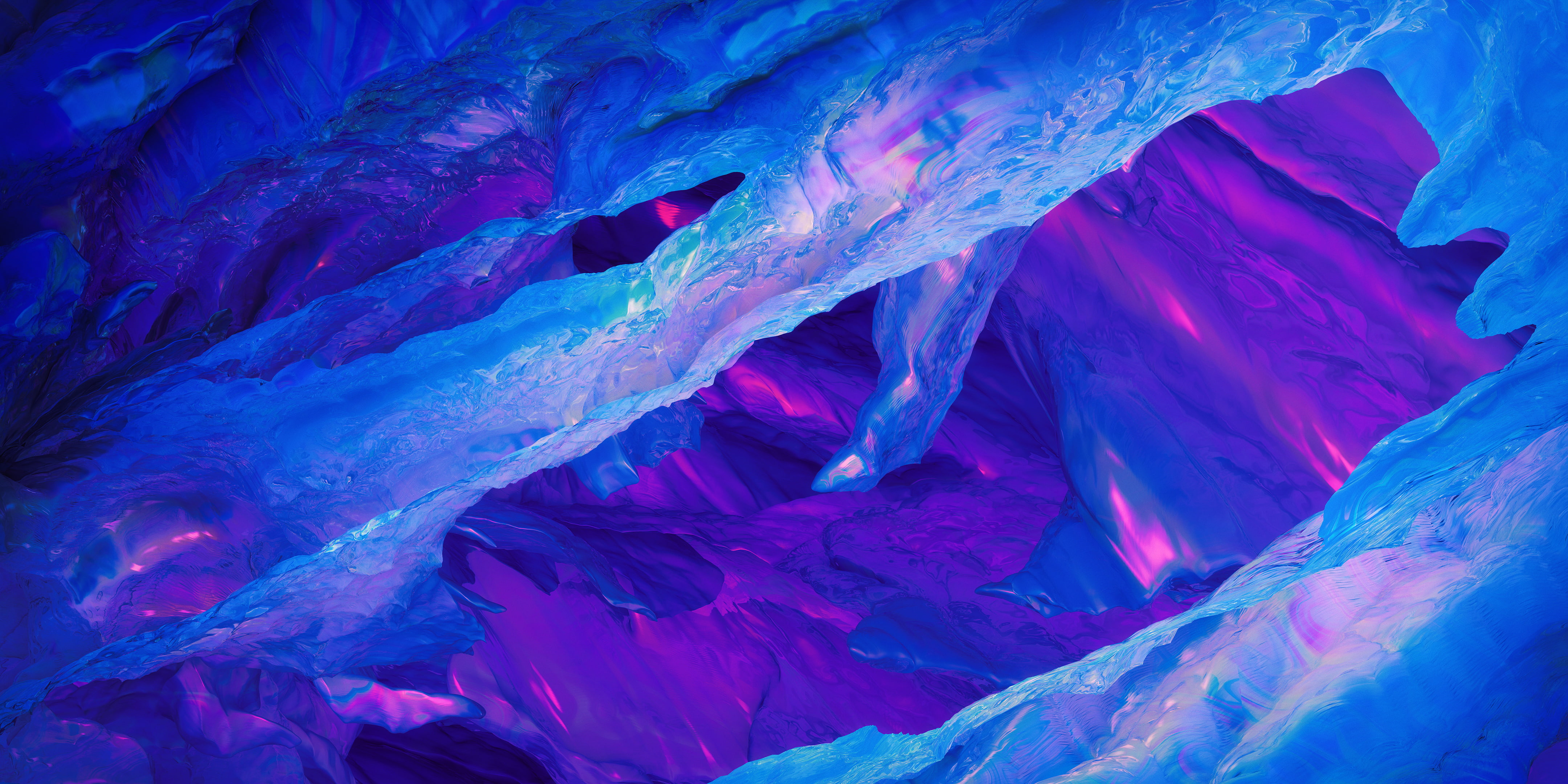 Abstract Designs, frost, stock, blue, ice