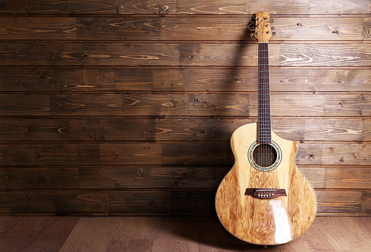 Acoustic Instruments, classical guitar, flooring, instrument, classic Free HD Wallpaper