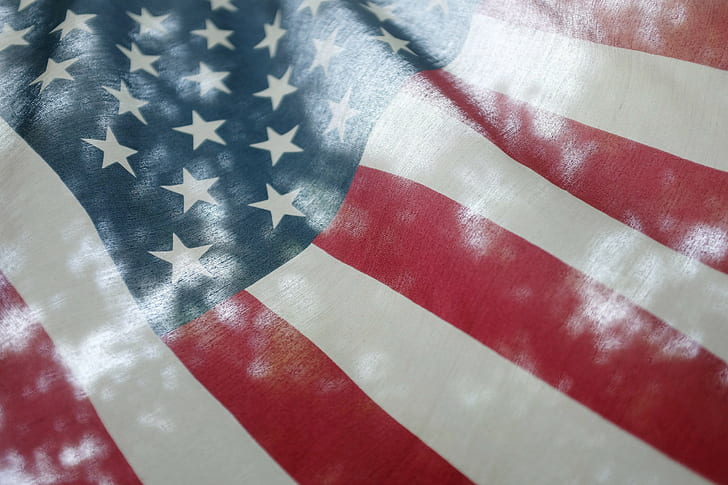 american flag, usa, American, stars and stripes Free HD Wallpaper