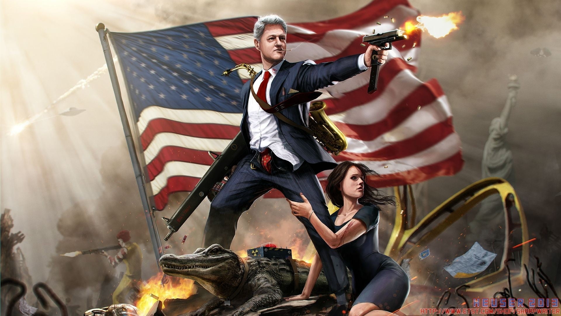 American Humor, bill clinton, night, clinton, adult