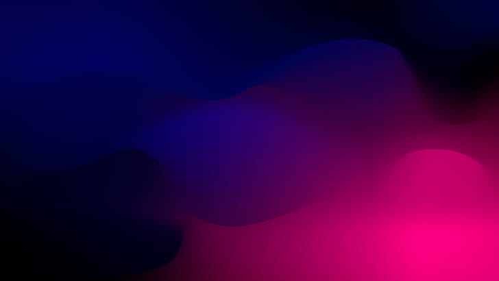 Baby Blue and Pink, pink, blue, abstract art, gradient Free HD Wallpaper