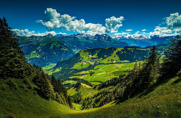 Beautiful Nature Landscape, sky, hills, outdoors, nature Free HD Wallpaper