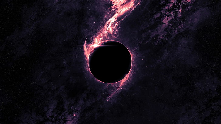 Biggest Black Hole in Space, outdoors, stars, star field, night Free HD Wallpaper