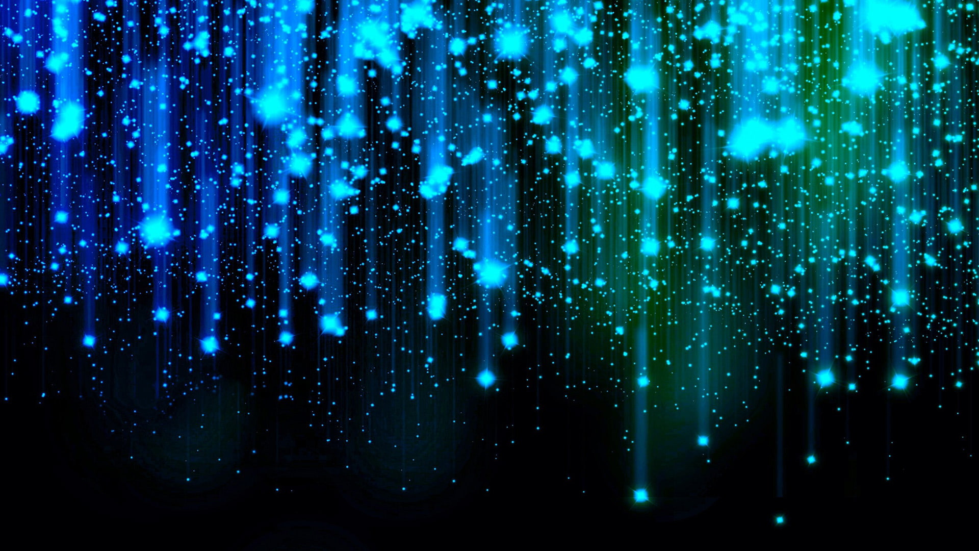 Blue Abstract HD, twinkle, digital, galaxy, night