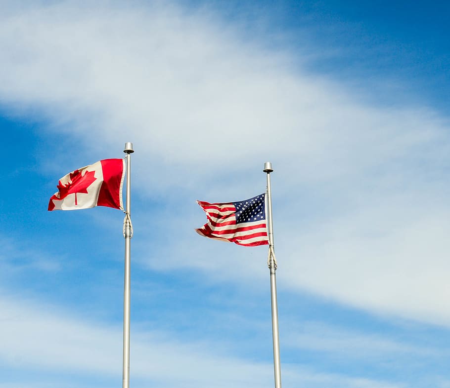 Canada Flag PC, striped, canadian, national icon, sky Free HD Wallpaper