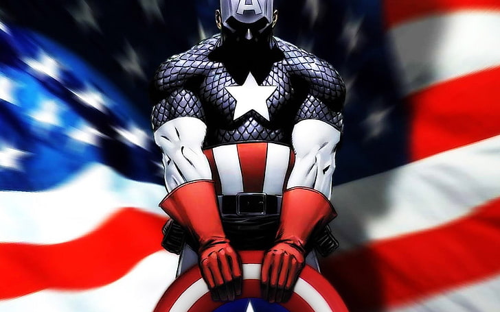 Captain America Hero, government, day, captain america, closeup Free HD Wallpaper