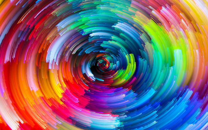 Colorful Rainbow, indoors, art and craft, creativity, pattern Free HD Wallpaper