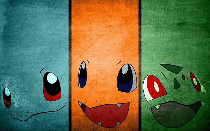 Cool Starters Pokemon, shape, red, day, wall  building feature Free HD Wallpaper
