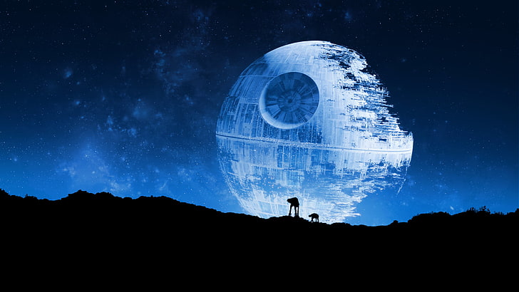 Death Star, sphere, planet  space, destroyer, star Free HD Wallpaper