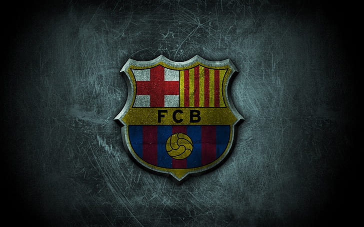 FCB Logo Drawing, grunge, Grunge, Logo, fcb Free HD Wallpaper