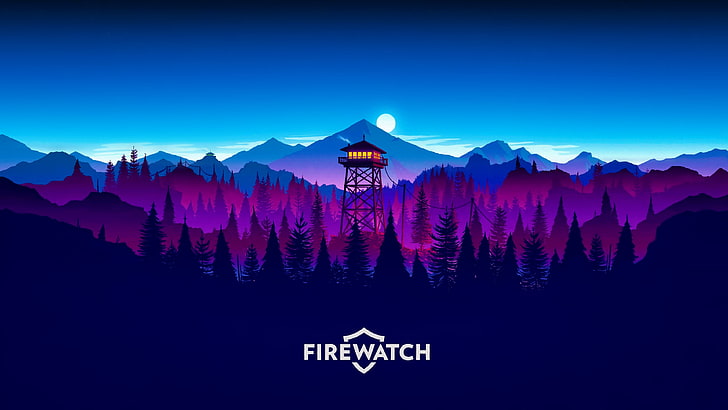 Firewatch, environment, nature, olly moss, sky Free HD Wallpaper