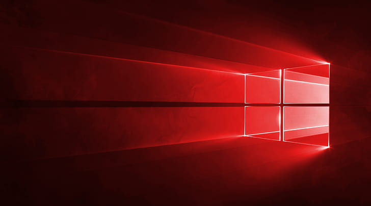 Green Windows 10, red, windows 10, windows, Red Free HD Wallpaper