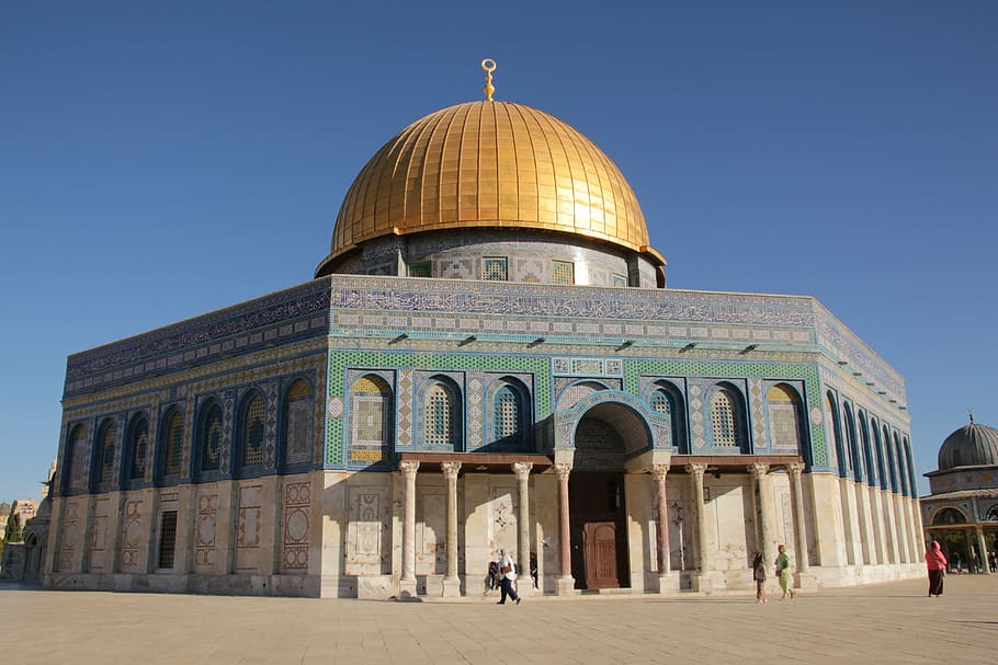 Mosque Inside, temple mount, arch, visit, place of worship Free HD Wallpaper