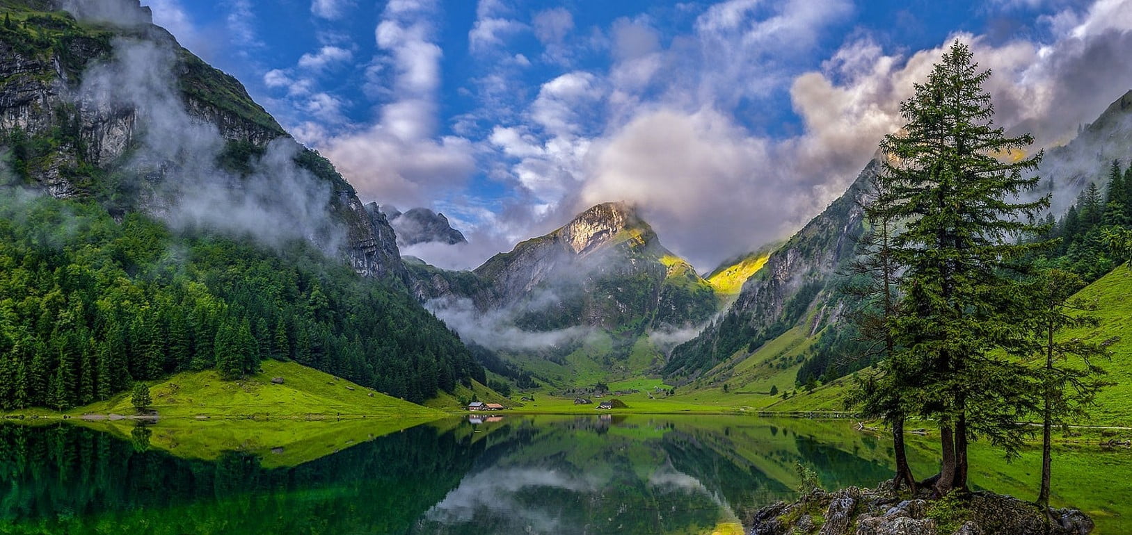 Mountain Lake New Zealand, cabin, beauty in nature, sky, mountain peak