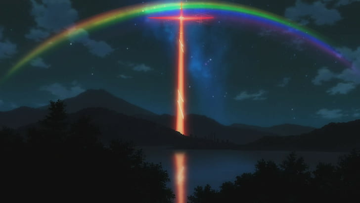 Neon Genesis Evangelion Vaporwave, space, water, tranquil scene, natural phenomenon Free HD Wallpaper