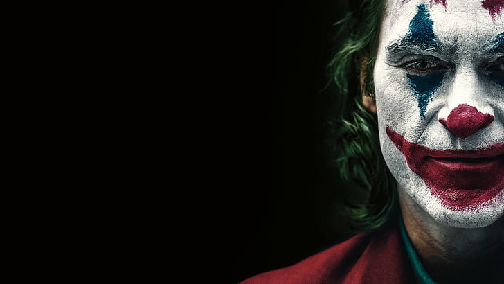 New Joker Joaquin Phoenix, movie characters, simple, batman, joker Free HD Wallpaper