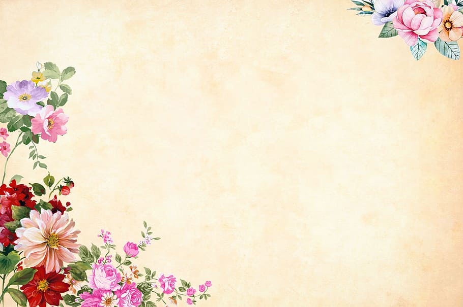 Purple Flower Page Borders and Frames, bloom, bouquet, cornflower, design Free HD Wallpaper