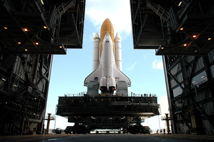 Space Shuttle Discovery Launch, nature, travel, american flag, transportation Free HD Wallpaper