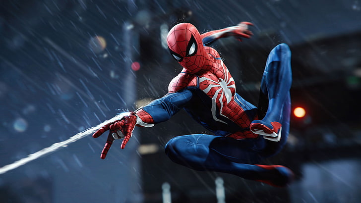 Spider-Man PS4 Game, strength, motion, men, activity Free HD Wallpaper
