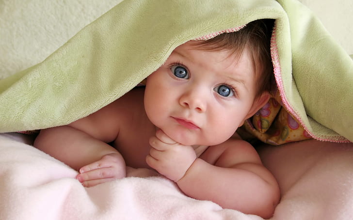 baby, cute, thinking Free HD Wallpaper