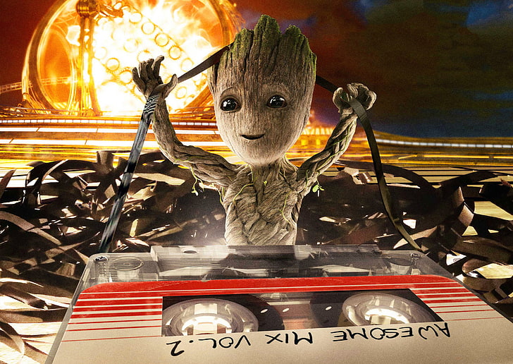 Baby Groot Character, creativity, mammal, baby groot, closeup Free HD Wallpaper