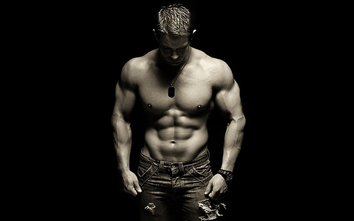 Body Building, one person, abdominal muscle, young men, males Free HD Wallpaper