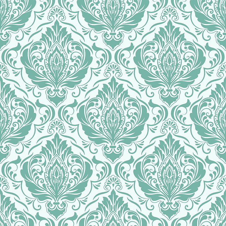 damask, background, pattern, Wallpaper