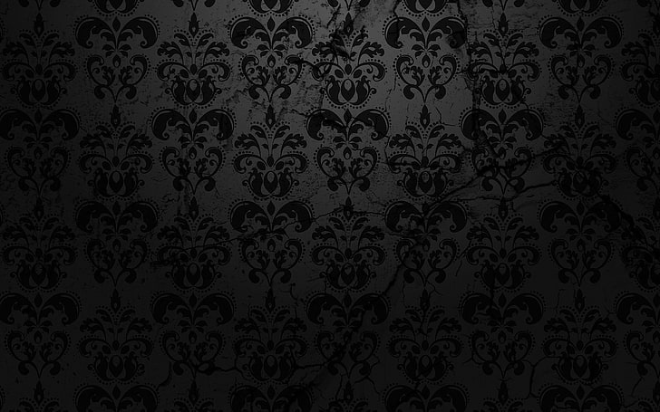 Damask Pattern, antique, gothic style, ornate, retro styled Free HD Wallpaper