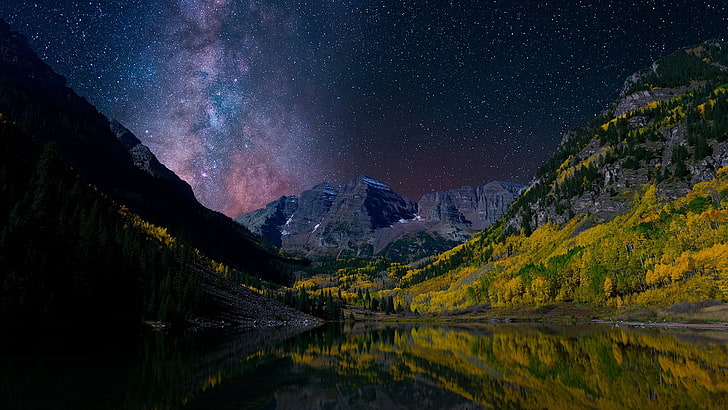 Dark Landscape, wilderness, united states, nature, colorado Free HD Wallpaper