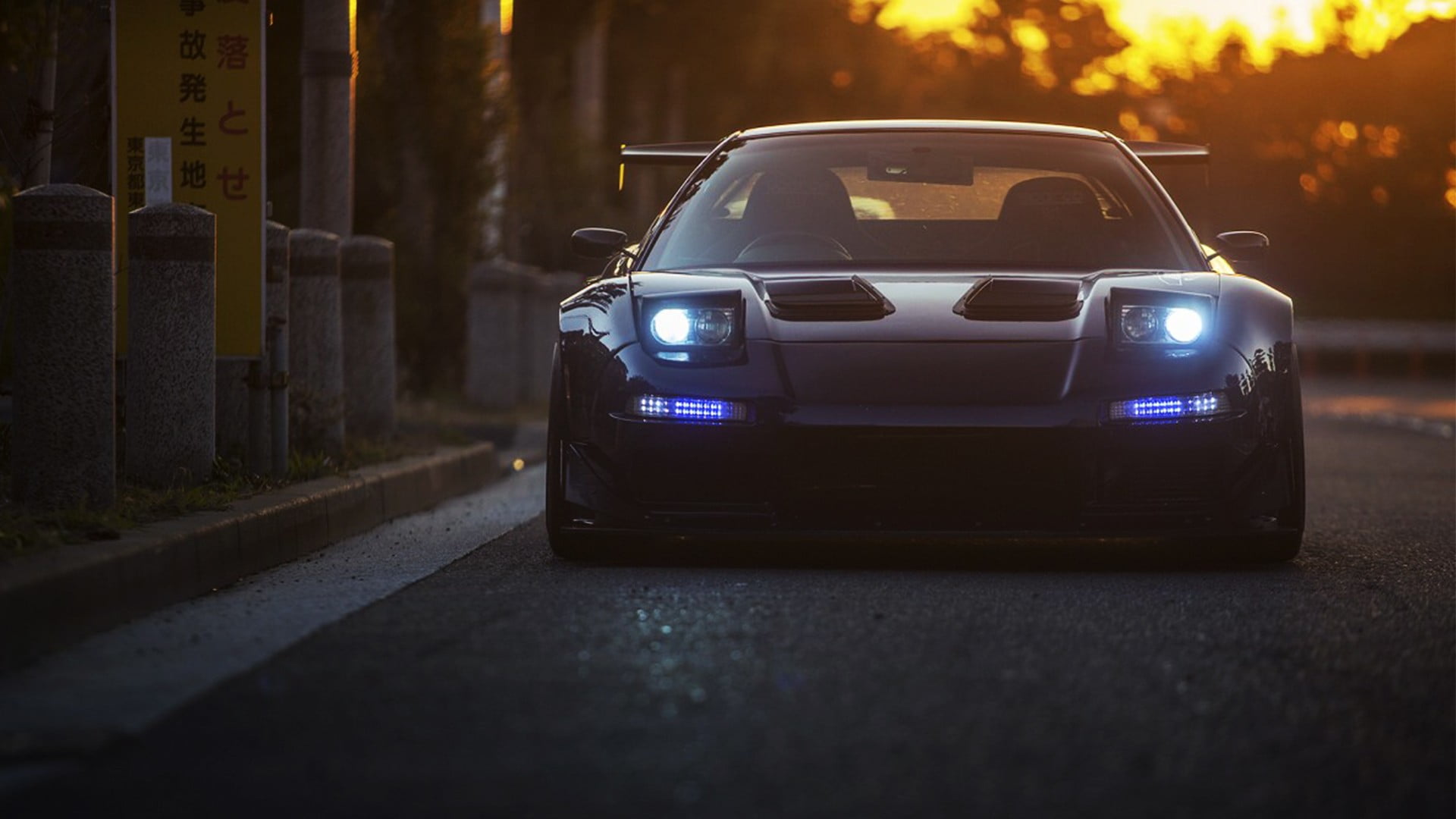 Honda NSX JDM, sunset, day, no people, honda
