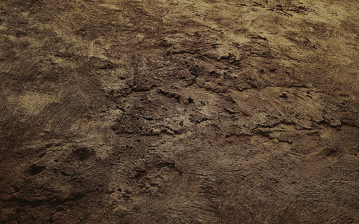 Icons, footprint, mud, no people, arid climate Free HD Wallpaper