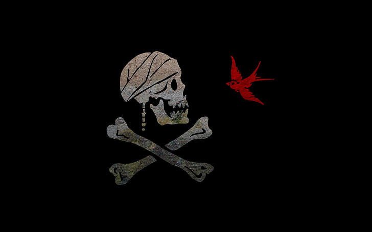 Jack Sparrow First Movie, indoors, black background, closeup, leaves Free HD Wallpaper