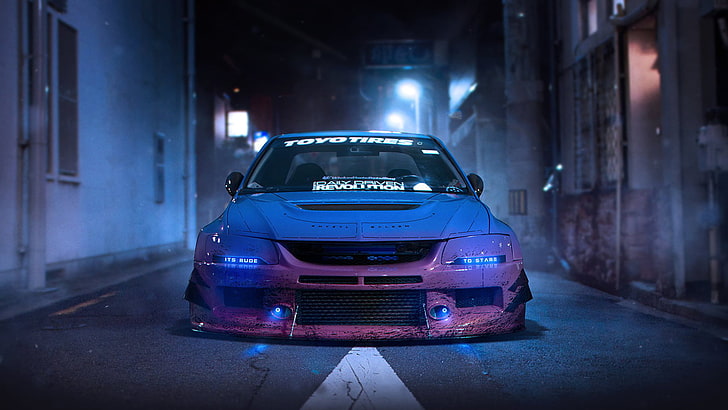 JDM Car PC, headlight, street, land vehicle, no people Free HD Wallpaper