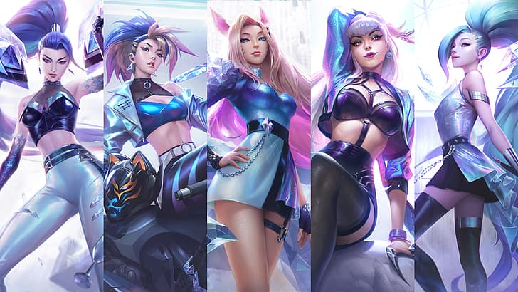 kDa LOL, music, riot games, kaisa league of legends, league of legends Free HD Wallpaper