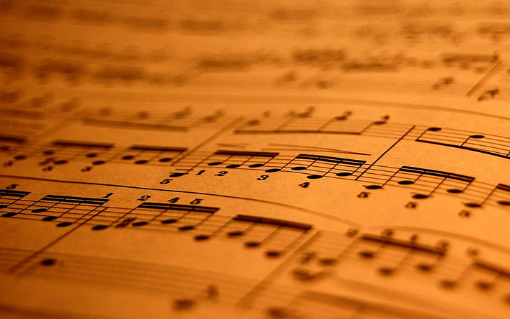 Music Notes Wall, accuracy, arts culture and entertainment, closeup, skill Free HD Wallpaper