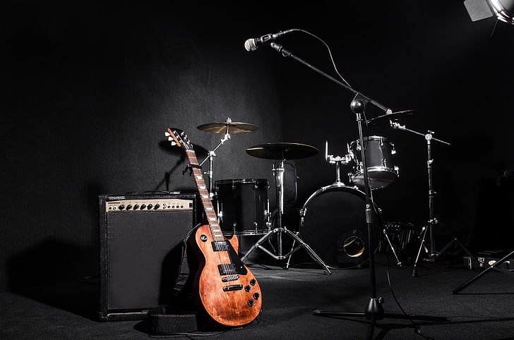 Musical Instruments Jigsaw Puzzles, music festival, cymbal, black background, musical