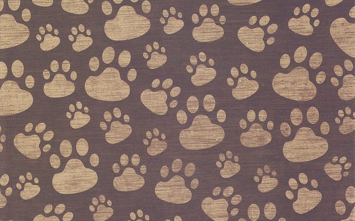 Paw Print Border Paper, dark, retro styled, abundance, architecture Free HD Wallpaper