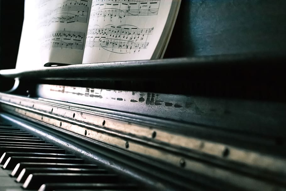 Piano Art, communication, piano key, musical equipment, closeup Free HD Wallpaper