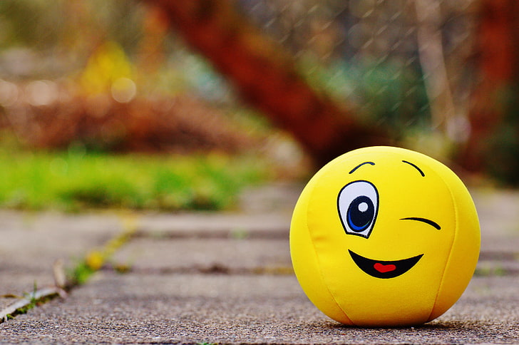 Sweet Smiley-Face, nature, happiness, cute, outdoors Free HD Wallpaper