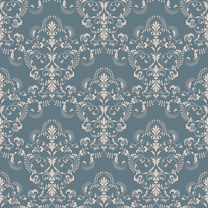 Victorian Fabric Patterns, ornament, vector, pattern, damask Free HD Wallpaper