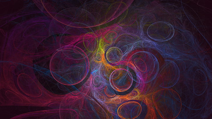 3840X1080 Trippy, abstract, colorful, digital art, psychedelic Free HD Wallpaper