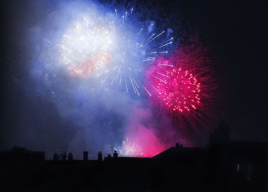 Bonfire Night Guy Fawkes, explosion, exploding, glowing, blur