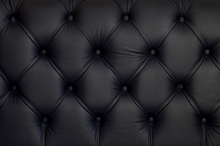 Brown Tufted Leather Texture, macro, no people, sofa, elegance