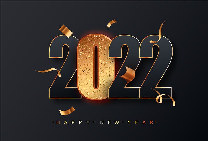 Calendar 2022 Freepik, figures, New, new year, background, Free HD Wallpaper