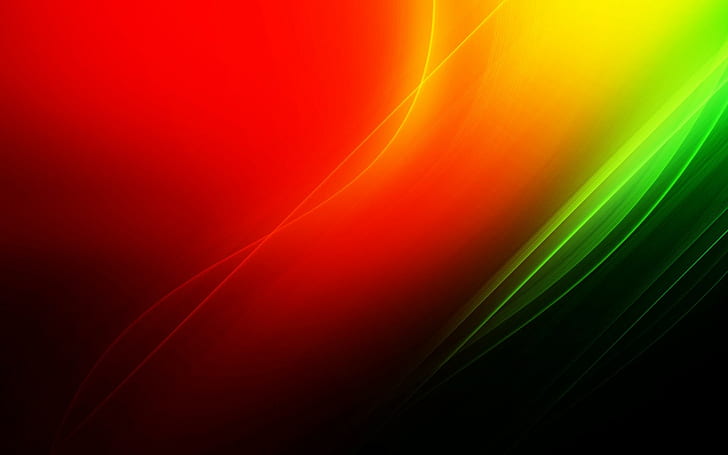 Cool Green and Red, red, gradient, abstract, lines