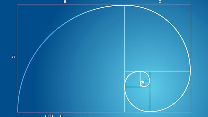 Fibonacci Circle, information, artistic, communication, wave Free HD Wallpaper