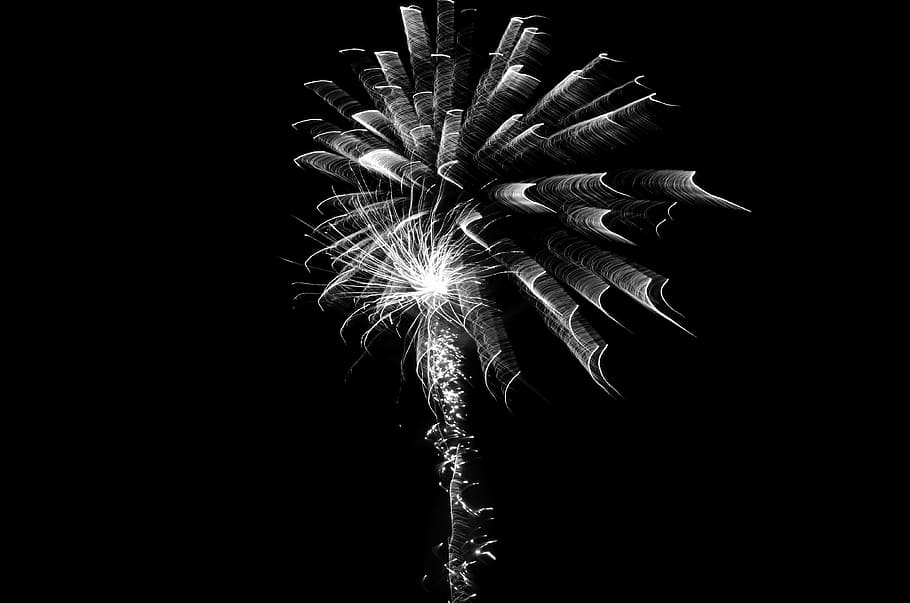 Fireworks iPhone, night, no people, decoration, anniversary Free HD Wallpaper