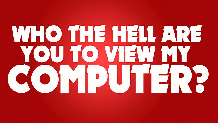 Keep Calm and Don't Touch My Computer, creative, word, alphabet, information Free HD Wallpaper