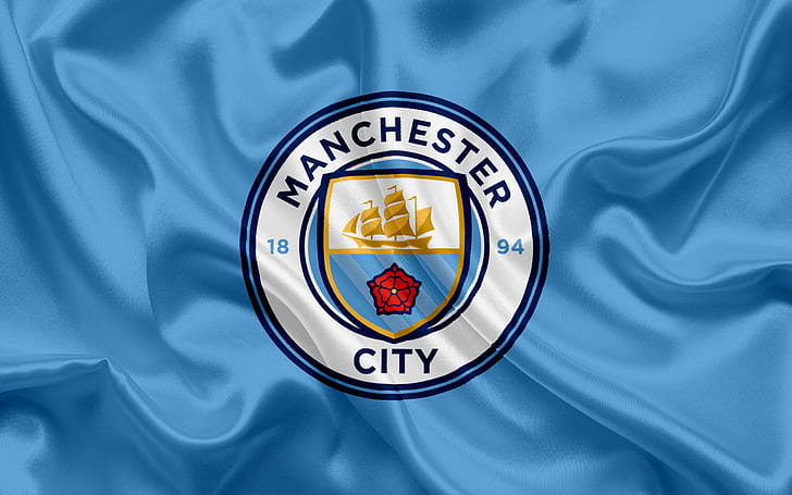 Man City Emblem, logo, soccer, manchester city fc Free HD Wallpaper