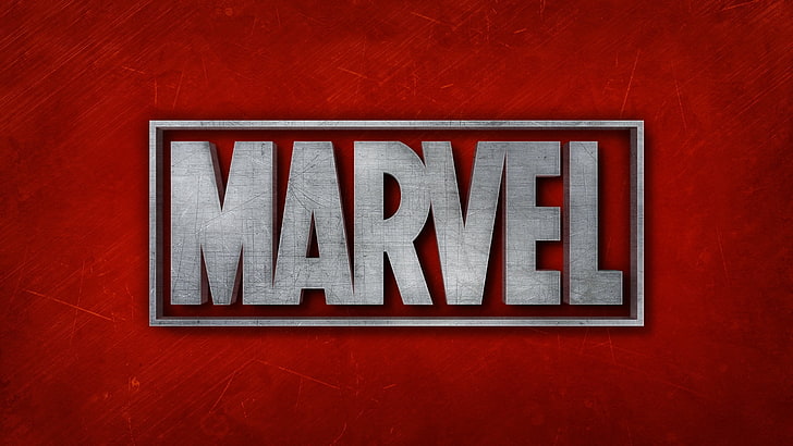 Marvel Logo, day, sign, white color, directly above